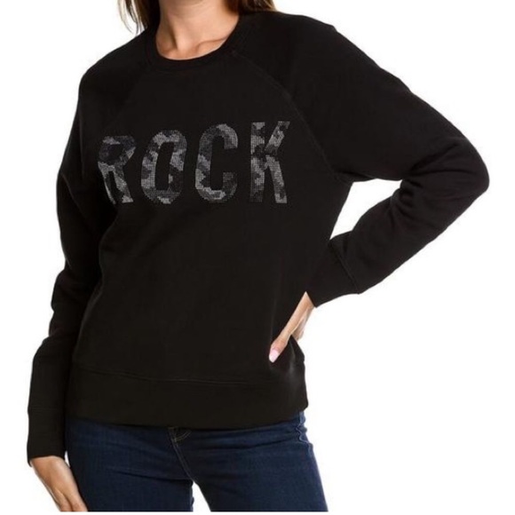 Zadig & Voltaire Camo Rock Strass Sweatshirt M - Picture 1 of 6
